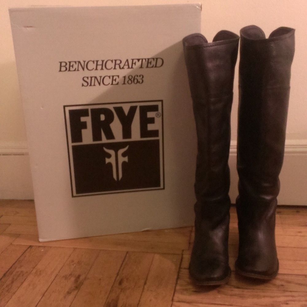 FRYE Paige Cuff over-the-knee riding boots - Picture 2 of 8